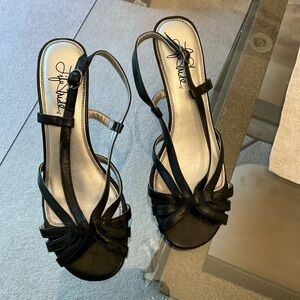 Misses LifeStride black strappy sandals 9.5